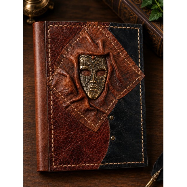 13cm x 18cm middle leather notebook -10